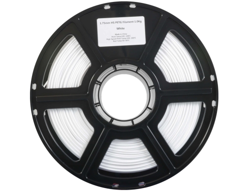 Preview: Flashforge Highspeed PETG Filament Weiß 1.75 mm 1 kg